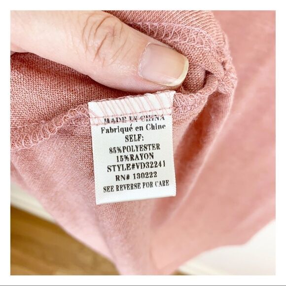 Very J Blush Short Sleeve Jersey Fit Flare Dress - Picture 8 of 10